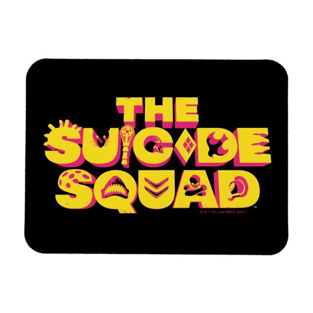 The Suicide Squad | Character Icon Logo Magnet (Horizontal)