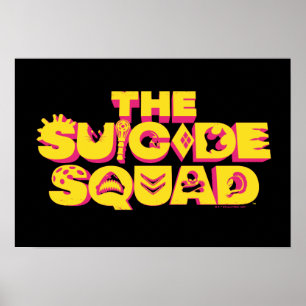 The Suicide Squad   Character Icon Logo Poster