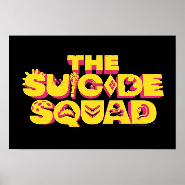 The Suicide Squad | Character Icon Logo Poster (Front)