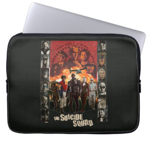 The Suicide Squad Exlposive Character Roster Laptop Sleeve