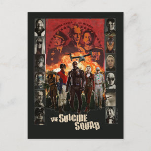 The Suicide Squad Exlposive Character Roster Postcard