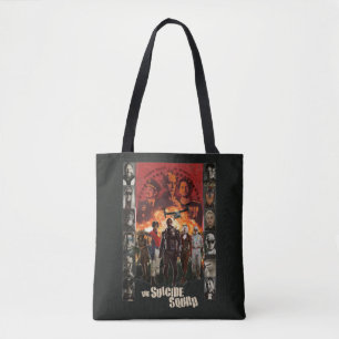 The Suicide Squad   Exlposive Character Roster Tote Bag