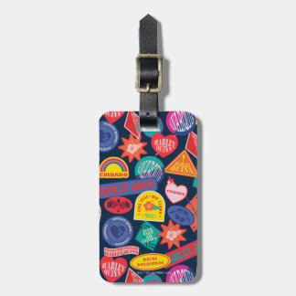 The Suicide Squad | Harley Quinn Badge Pattern Luggage Tag