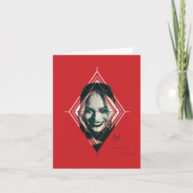 The Suicide Squad | Harley Quinn Diamond Target Note Card (Front)