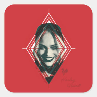 The Suicide Squad | Harley Quinn Diamond Target Square Sticker