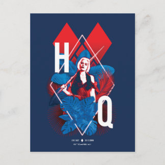 The Suicide Squad | Harley Quinn Fern & Diamonds Postcard