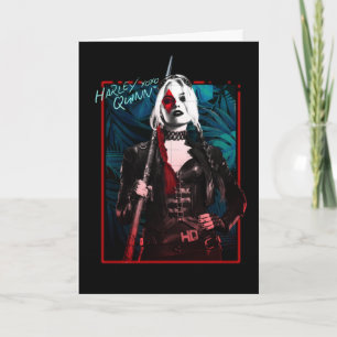 The Suicide Squad   Harley Quinn & Green Ferns Card