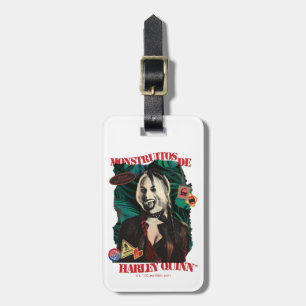 The Suicide Squad   Harley Quinn Winking Luggage Tag