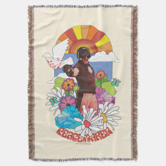 The Suicide Squad | Peacemaker Flowers & Sunshine Throw Blanket