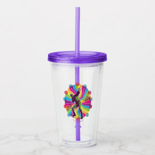 The Suicide Squad Polka-Dot Man Psychedelic Acrylic Tumbler