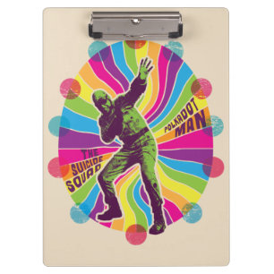 The Suicide Squad Polka-Dot Man Psychedelic Clipboard