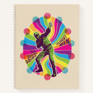 The Suicide Squad   Polka-Dot Man Psychedelic Notebook