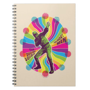 The Suicide Squad   Polka-Dot Man Psychedelic Notebook