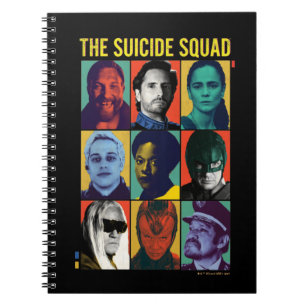 The Suicide Squad   Retro Grid With Amanda Waller Notebook