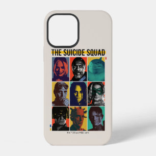 The Suicide Squad Retro Grid With Harley Quinn iPhone 12 Case