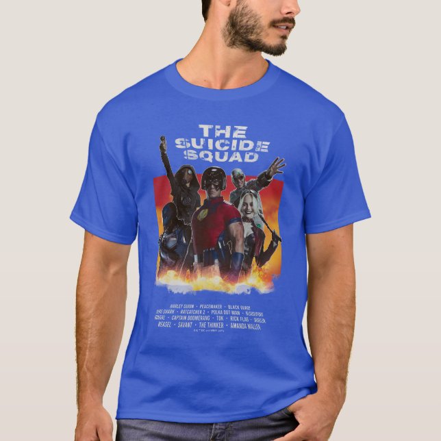 The Suicide Squad | Retro-Style Movie Poster T-Shirt (Front)