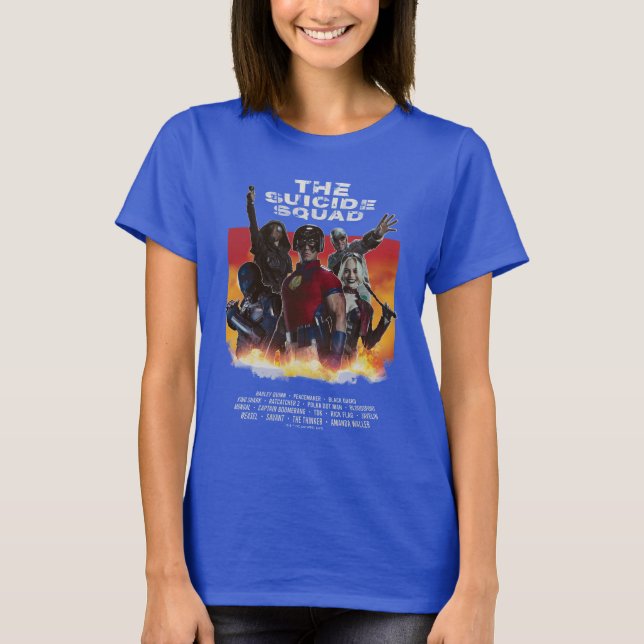 The Suicide Squad | Retro-Style Movie Poster T-Shirt (Front)