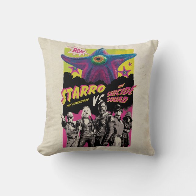 The Suicide Squad | Starro Vs The Suicide Squad Cushion (Front)