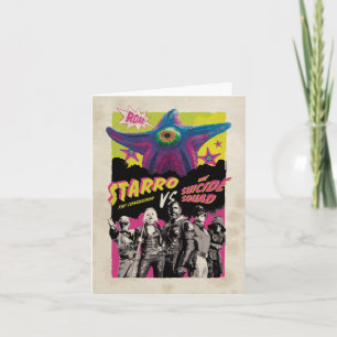 The Suicide Squad   Starro Vs The Suicide Squad Note Card