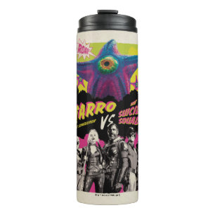 The Suicide Squad   Starro Vs The Suicide Squad Thermal Tumbler