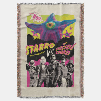 The Suicide Squad | Starro Vs The Suicide Squad Throw Blanket