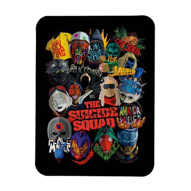 The Suicide Squad | Stylised Avatars Magnet (Vertical)