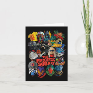 The Suicide Squad   Stylized Avatars Note Card