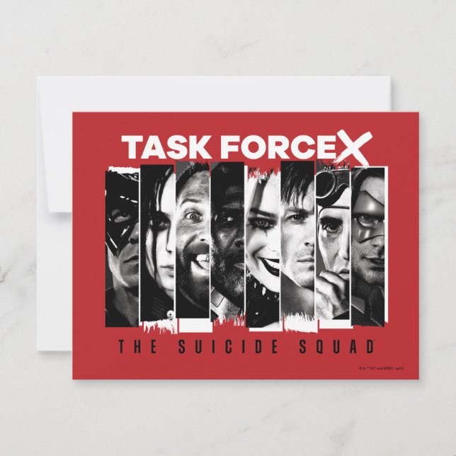 The Suicide Squad | Task Force X Card (Front)