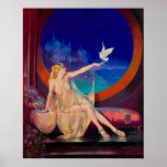 The Sultana by Henry Clive Poster<br><div class="desc">This is a digitally enhanced print of a vintage 1925 Art Deco Arabian fantasy oil painting titled "Sultana" by Henry Clive.</div>