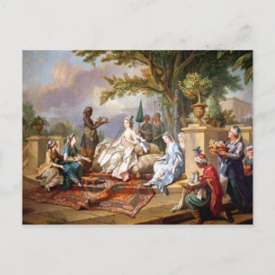 The Sultana Served by her Eunuchs Postcard