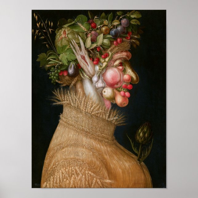 The Summer, Arcimboldo Poster (Front)