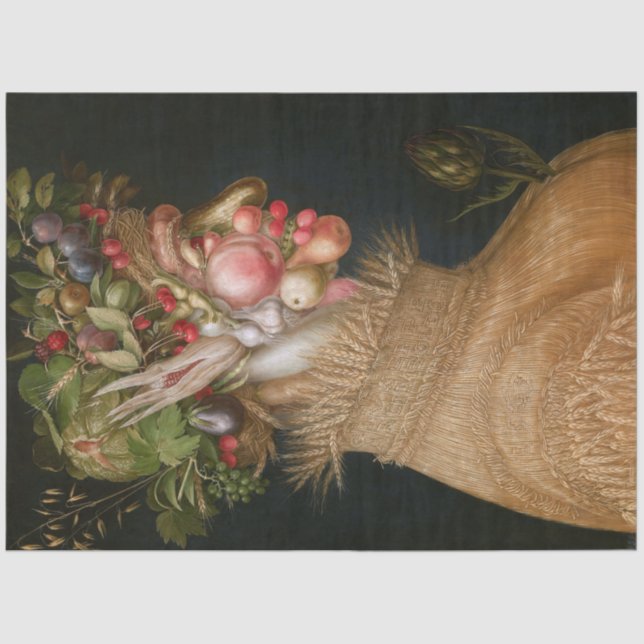 The Summer, Arcimboldo Tissue Paper (Front)