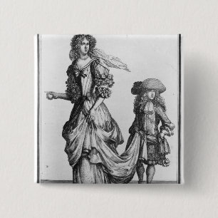 The Summer city dress, 1678 15 Cm Square Badge