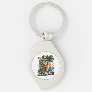 The Summer Goodbye Key Ring