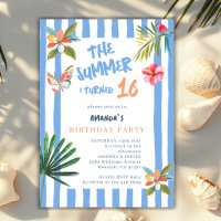 The Summer I Turned 16 Sixteen Birthday Party 