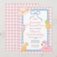 The Summer I Turned One Coastal beach 1st birthday