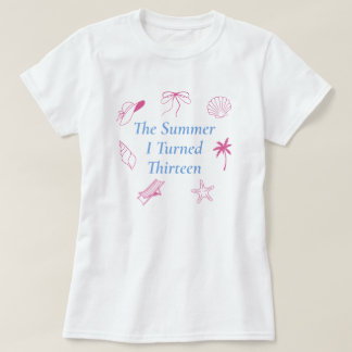 The Summer I Turned Thirteen Seashells Beach T-Shirt
