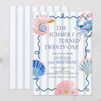 The Summer I Turned twenty-one coastal Birthday