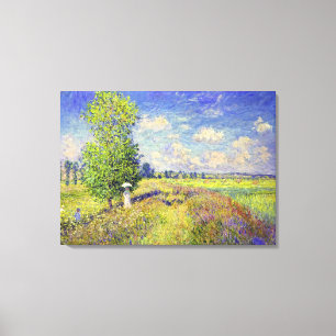 The Summer Poppy Field, by Claude Monet Canvas Print