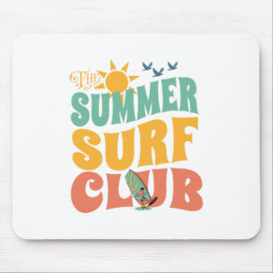 The Summer Surf Club-Beach-Summer-Surf-Funny Mouse Pad