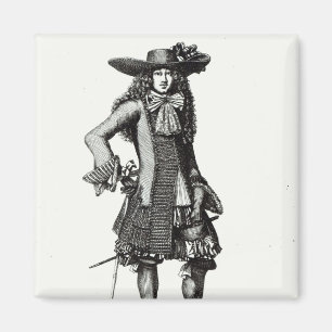 The Summer Sword Dress, 1675 Magnet