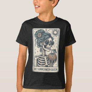 The Summerween Queen Tarot Card, Witchy Halloween T-Shirt