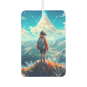 The Summit in Her Soul Anime Hiker Girl Car Air Freshener