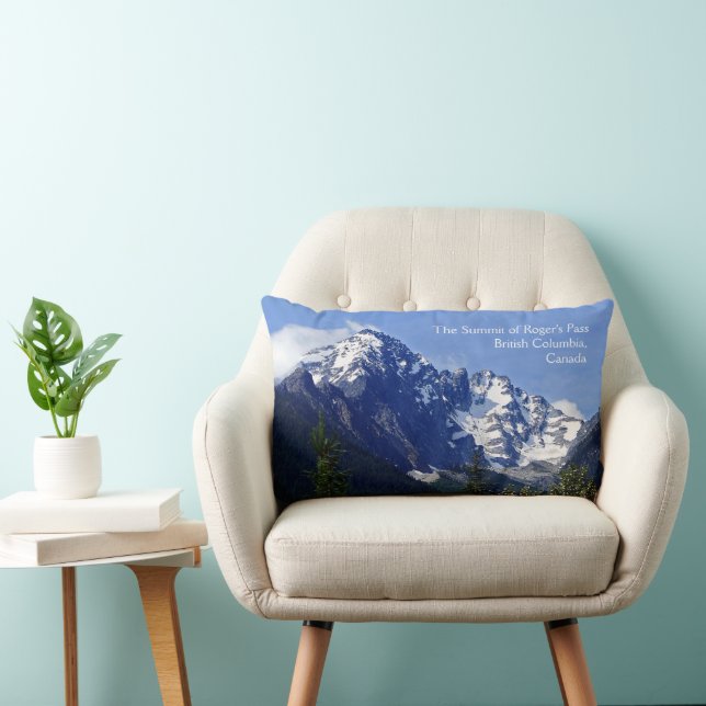 The Summit of Roger's Pass Lumbar Pillow (Chair)