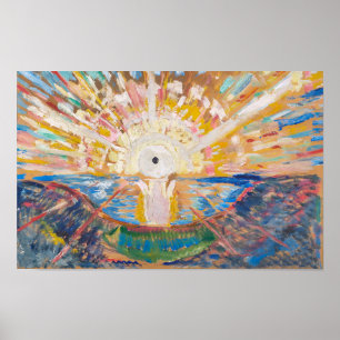 The Sun 1912 Edvard Munch Poster
