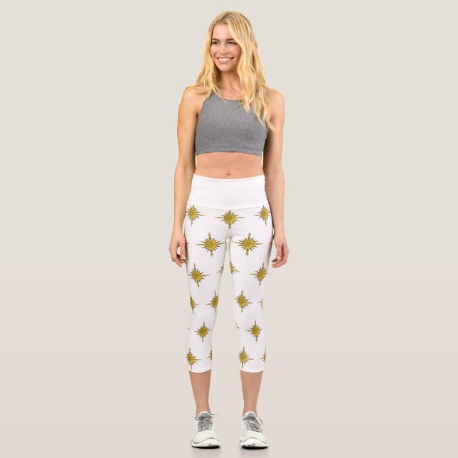 The Sun and Moon Capri Leggings (Front)