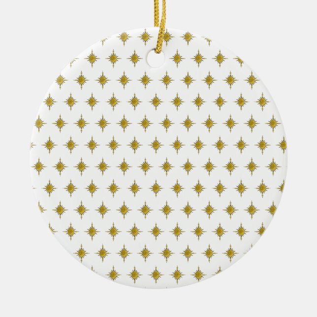 The Sun and Moon Ceramic Tree Decoration (Front)