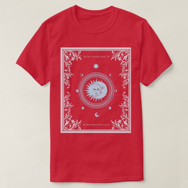 The Sun And Moon T-Shirt (Design Front)