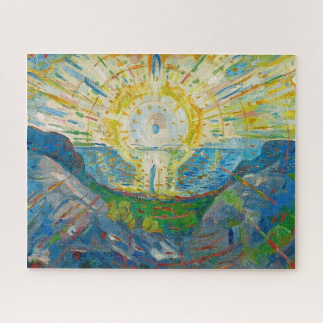 The Sun by Edvard Munch Jigsaw Puzzle (Horizontal)