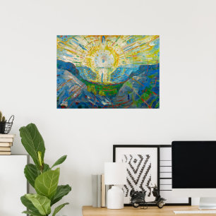 The Sun by Edvard Munch Poster